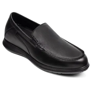 7 CM/2.76 Inches CMR CHAMARIPA Handcrafted Black Premium Calfskin Loafers – 7CM Height Boost