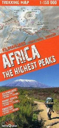 Africa: The Highest Peaks Trekking Map (2012)