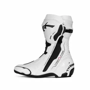 Allgoal White Motorcycle Riding Boots