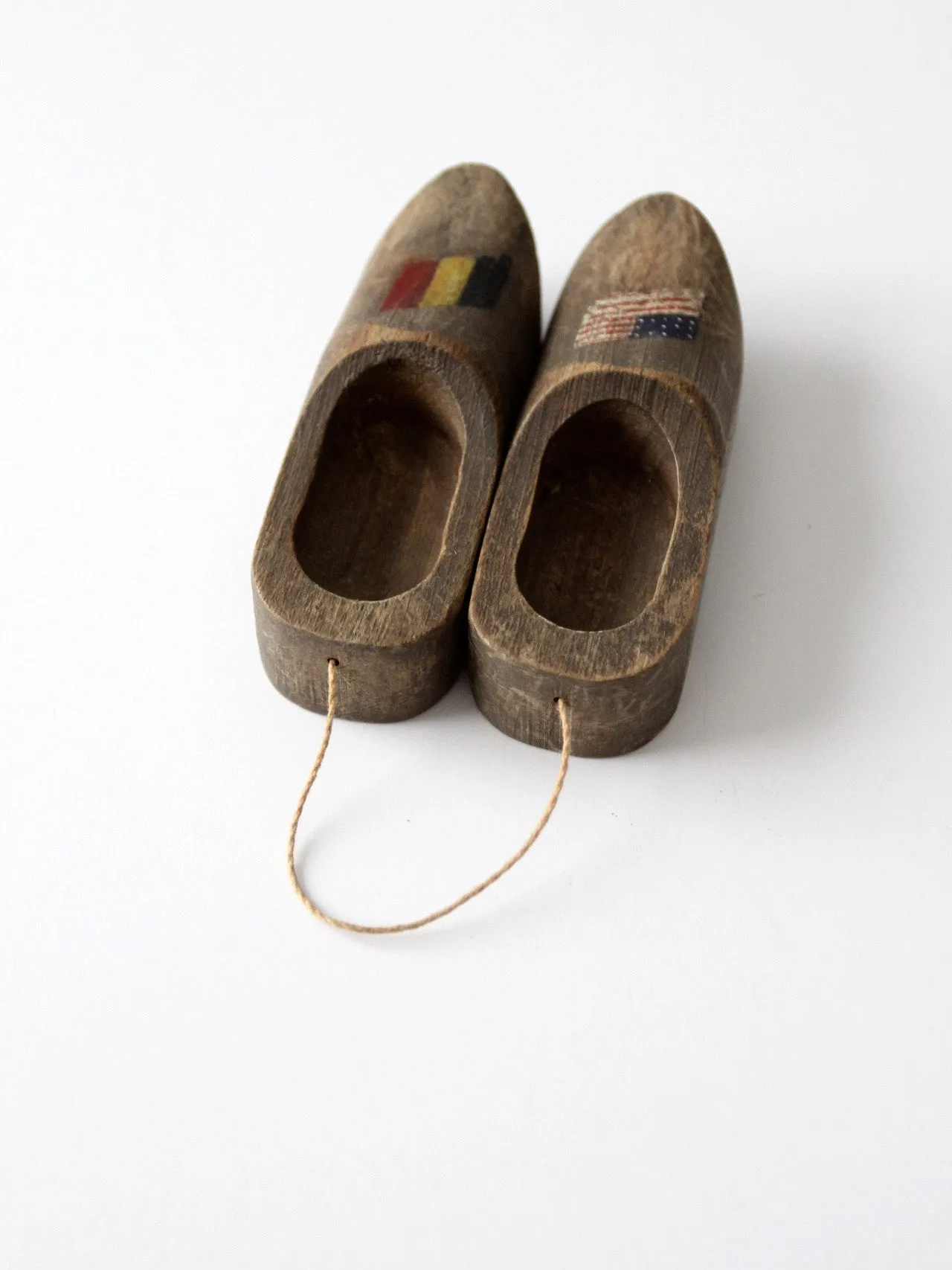 antique wooden clogs ornament