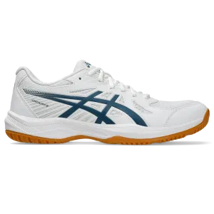 Asics Men's Upcourt 6 Indoor Court Shoes White Vintage Indigo