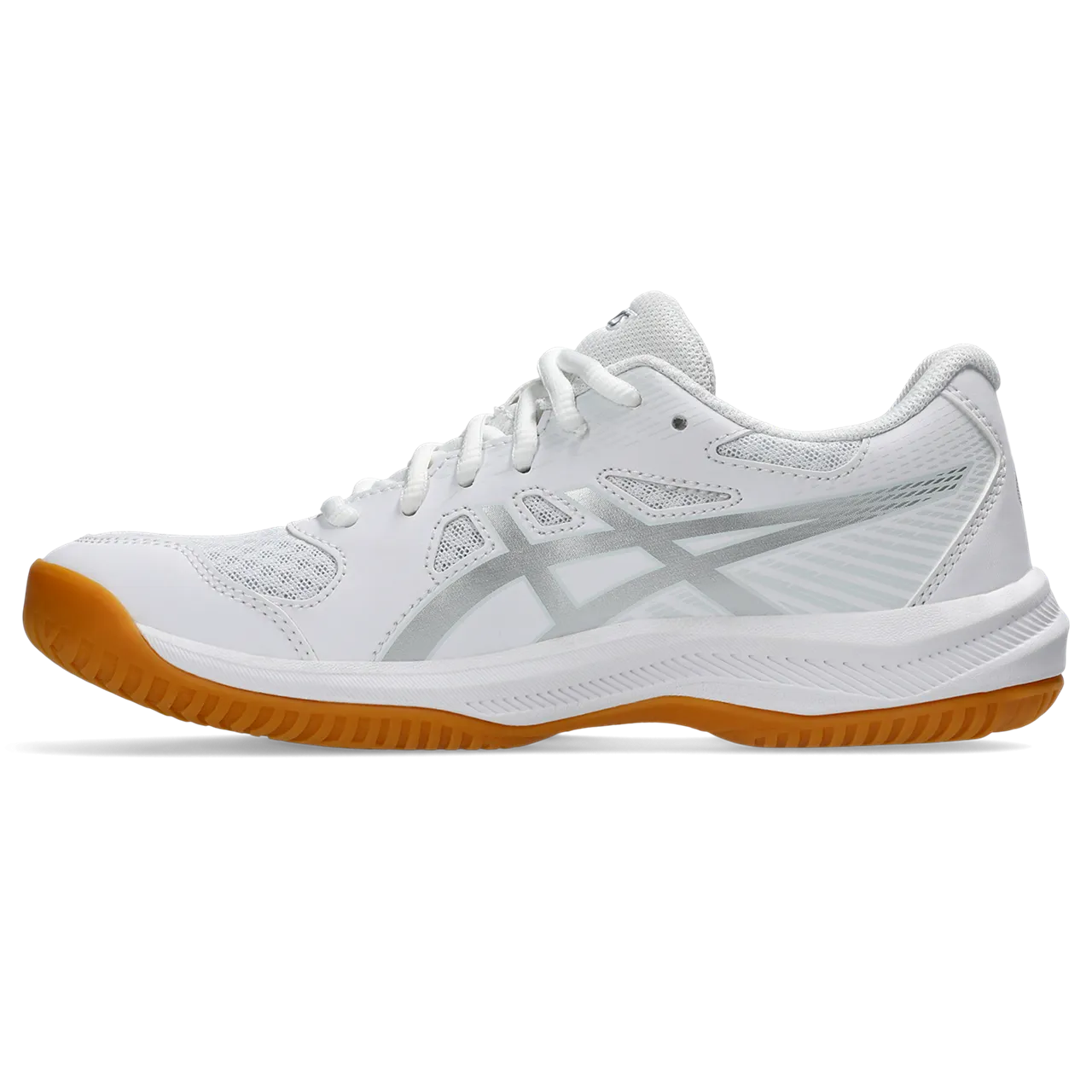 Asics Women's Upcourt 6 Indoor Court Shoes White Pure Silver