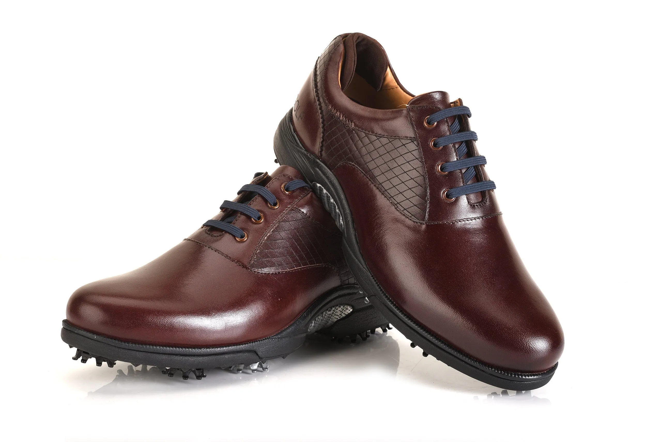 Austin Antique Brown Golf Shoes