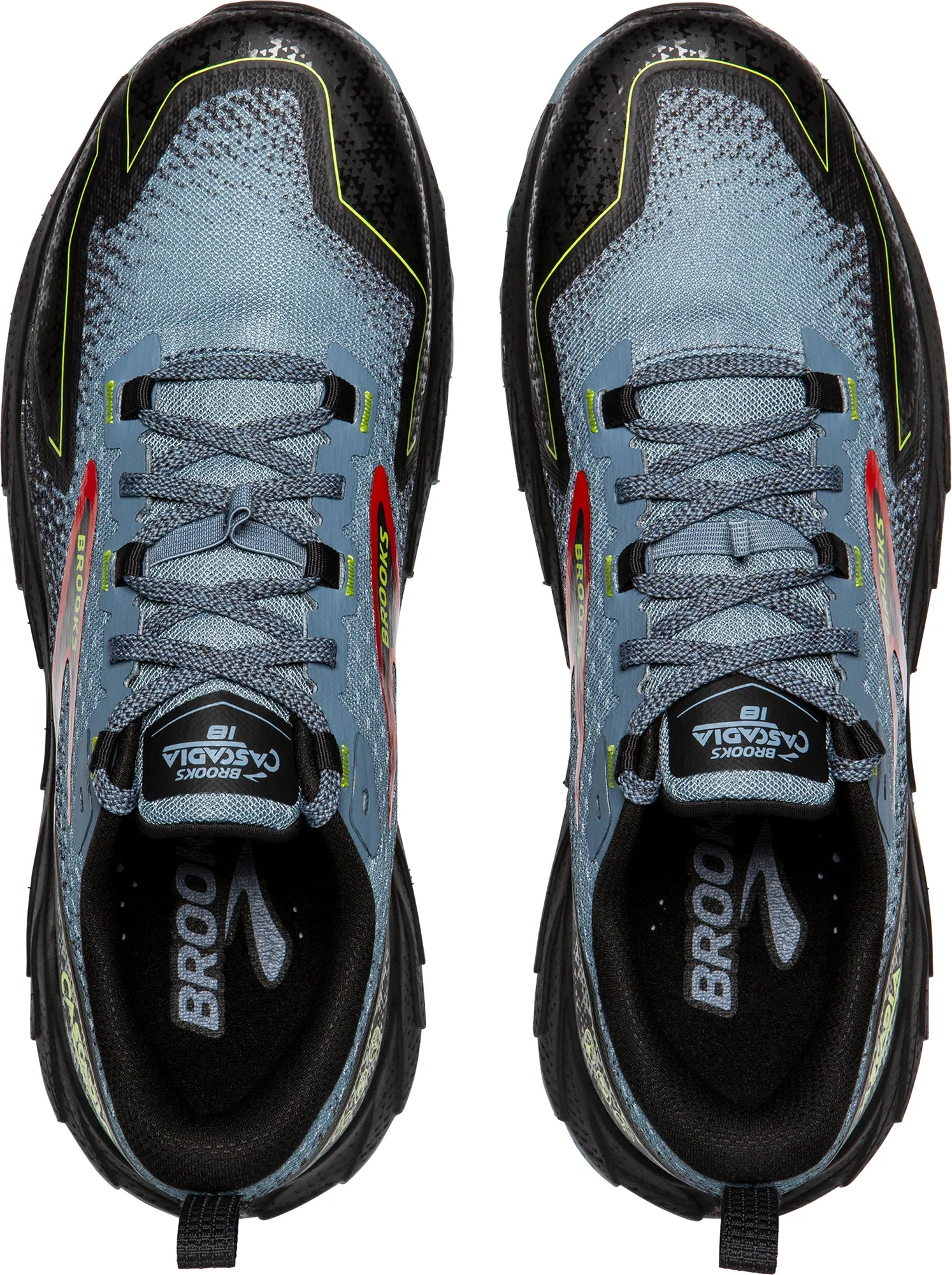 Brooks Cascadia 18 WIDE FIT Mens Trail Running Shoes - Blue