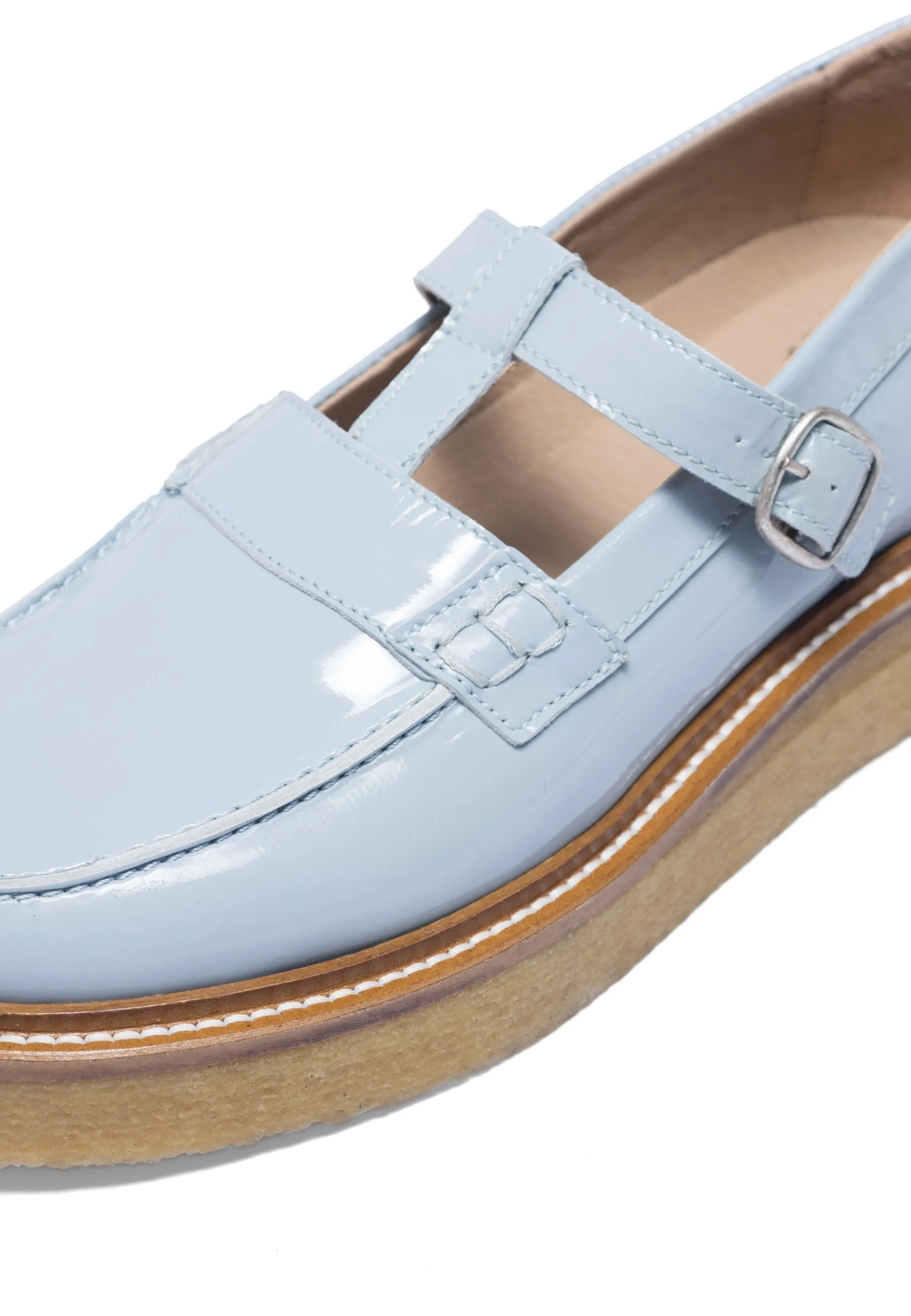 Casdea Blue Patent Loafers