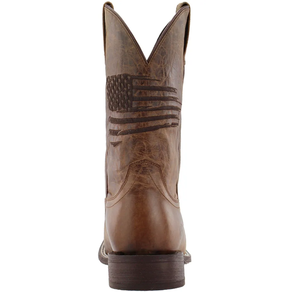 Circuit Patriotic Square Toe Cowboy Boots