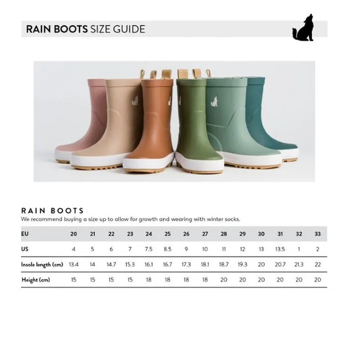 CryWolf Rain Boots Khaki Stone