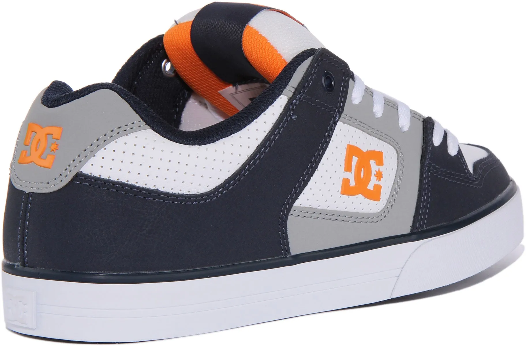 Dc Shoes Pure In White Navy For Men