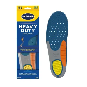 Dr. Scholl's Duty Support Insole Orthotics, Big & Tall, 200lbs , Wide Feet, Shock Absorbing, Arch Support, Distributes Pressure, Trim to Fit Inserts, Work Boots & Shoes, Men Size 8-14, 1 Pair