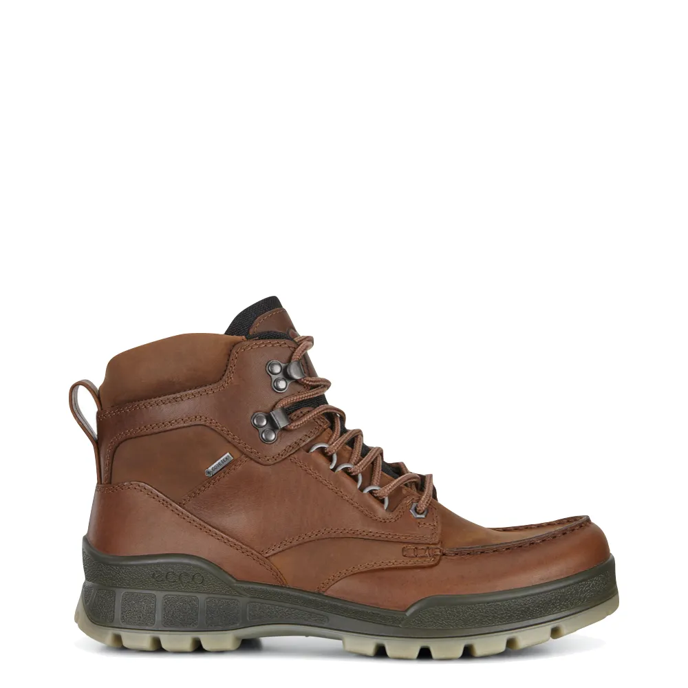 Ecco Men's Track 25 High GTX Waterproof Leather Boot in Bison Brown