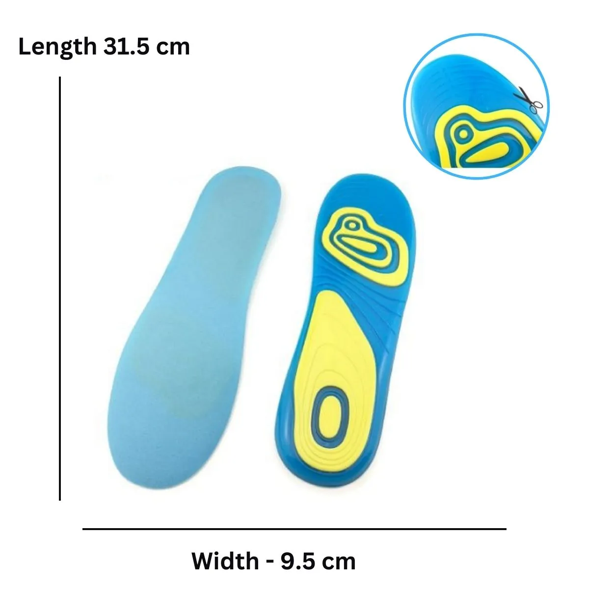 Foot Sole Silicone Yellow