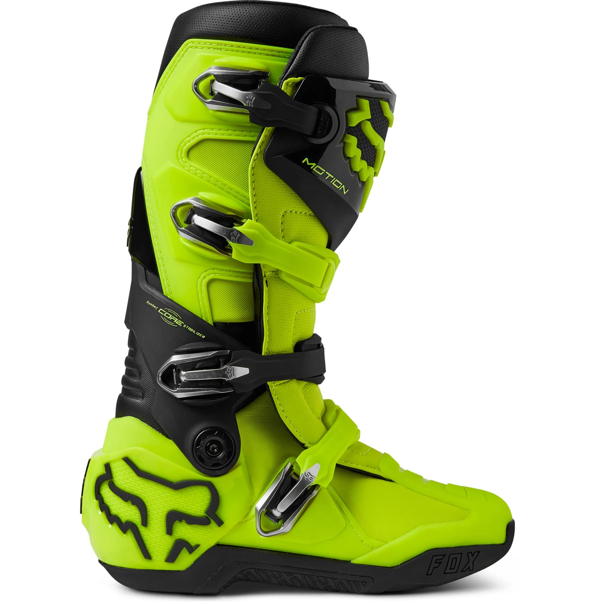 Fox Racing Motion Offroad Boots Fluorescent Yellow