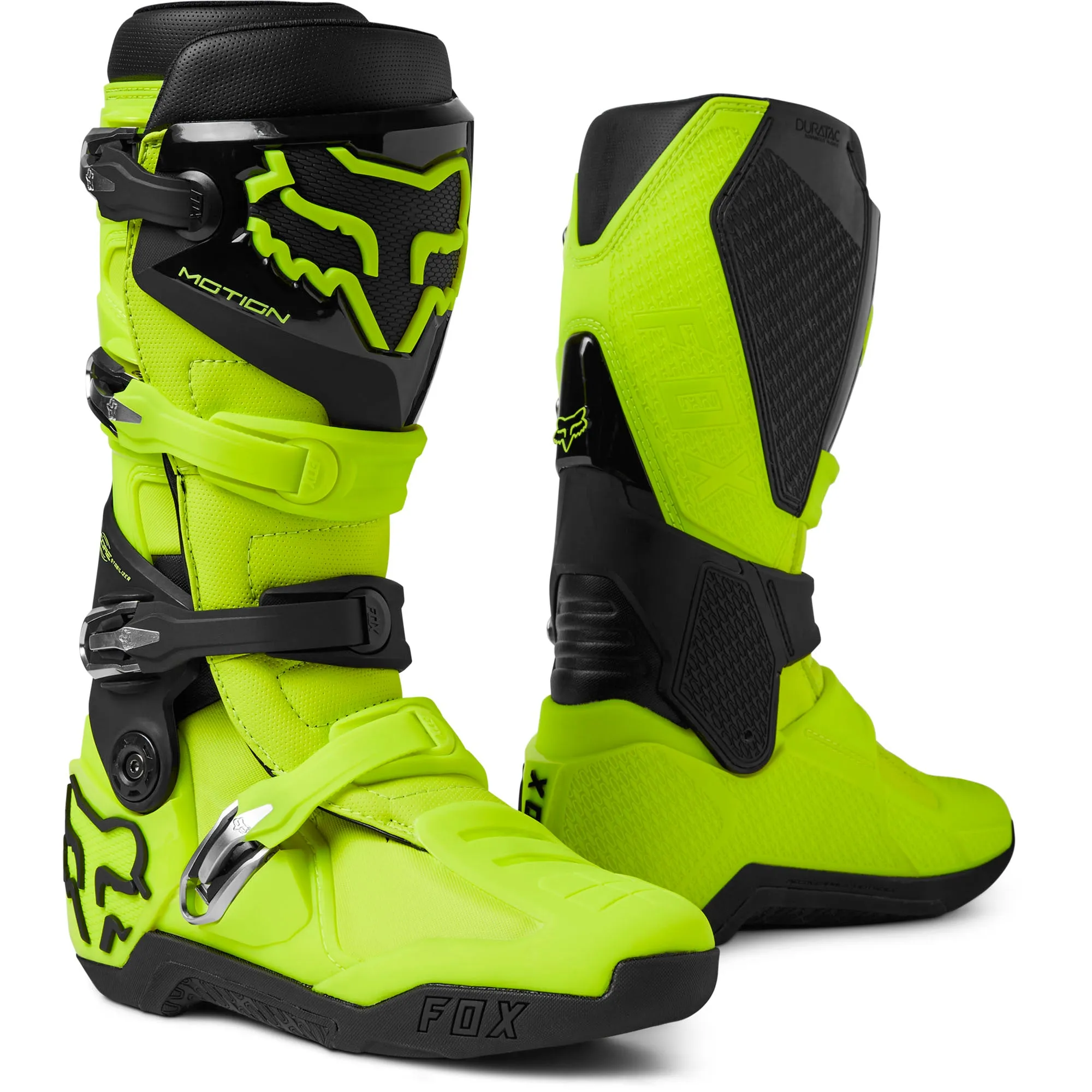 Fox Racing Motion Offroad Boots Fluorescent Yellow