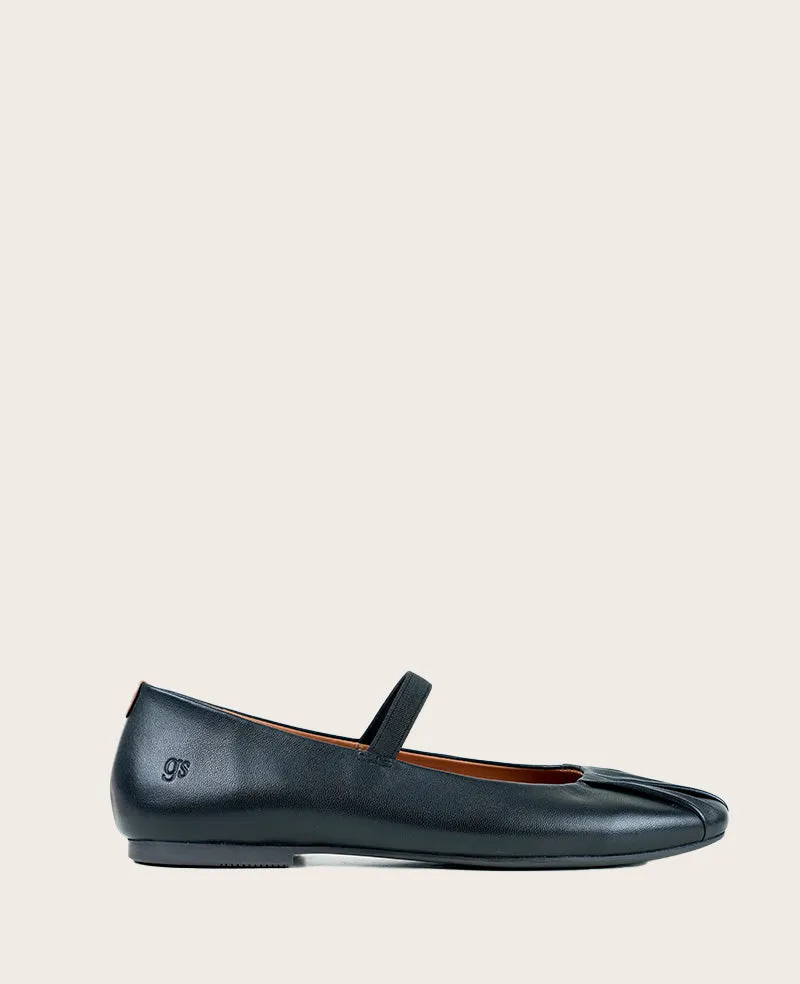 GENTLE SOULS -  Walden Leather Pleated Toe Mary Jane Flat