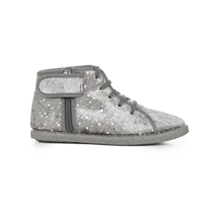 Girl's Galaxy Suede Lace-Up McAlister Booties with Zipper by childrenchic