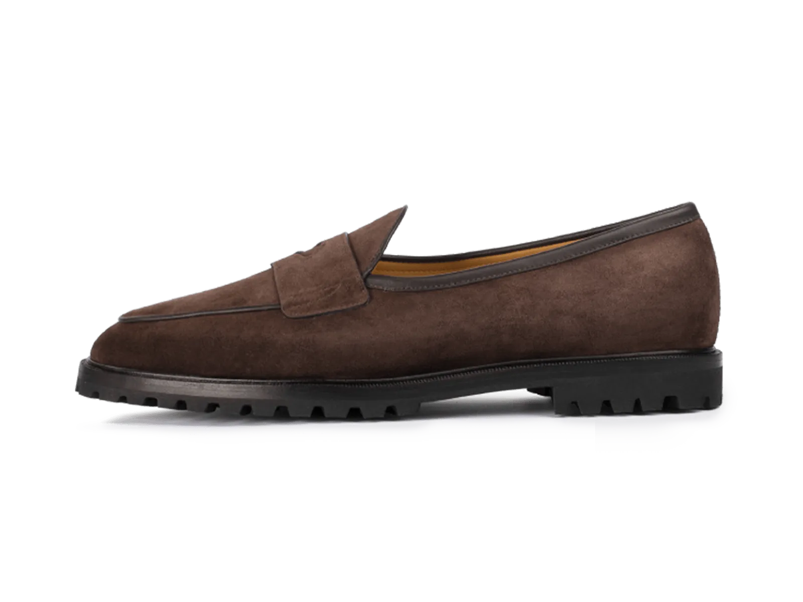 Grand Varenne Loafers in Dark Brown Shield Suede