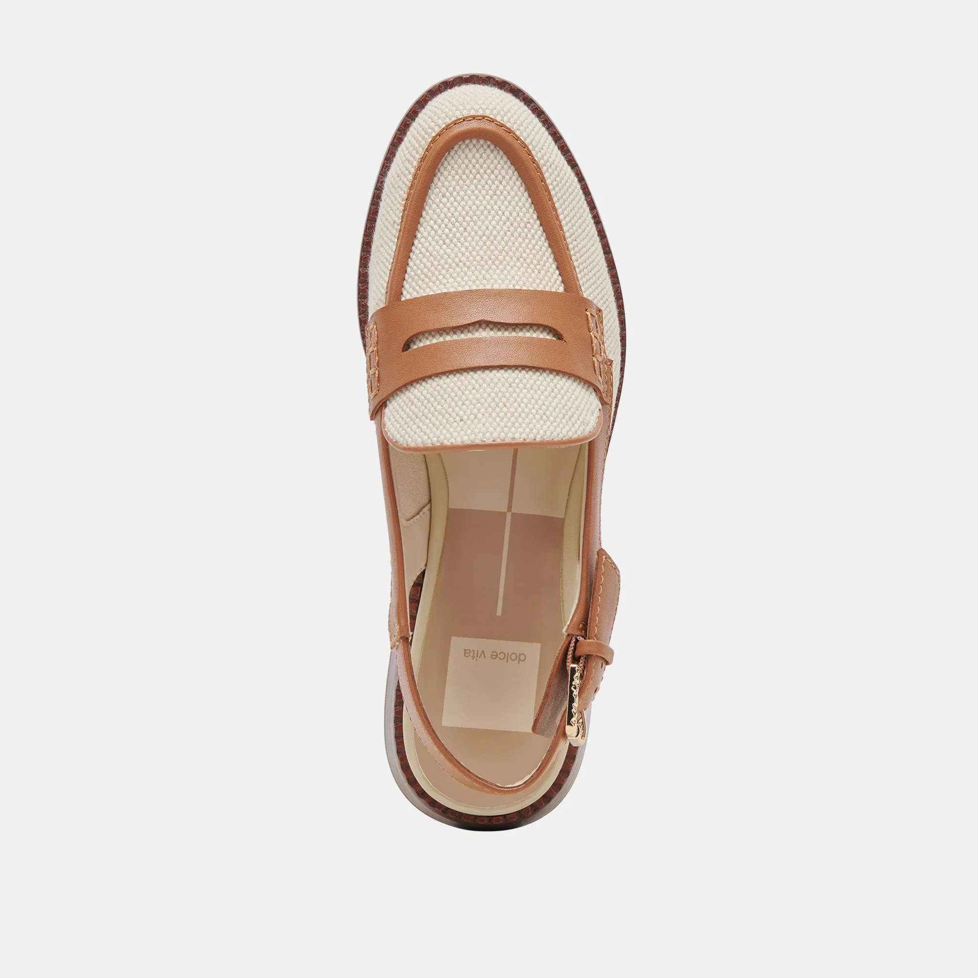 HARDI LOAFERS TAN MULTI CANVAS