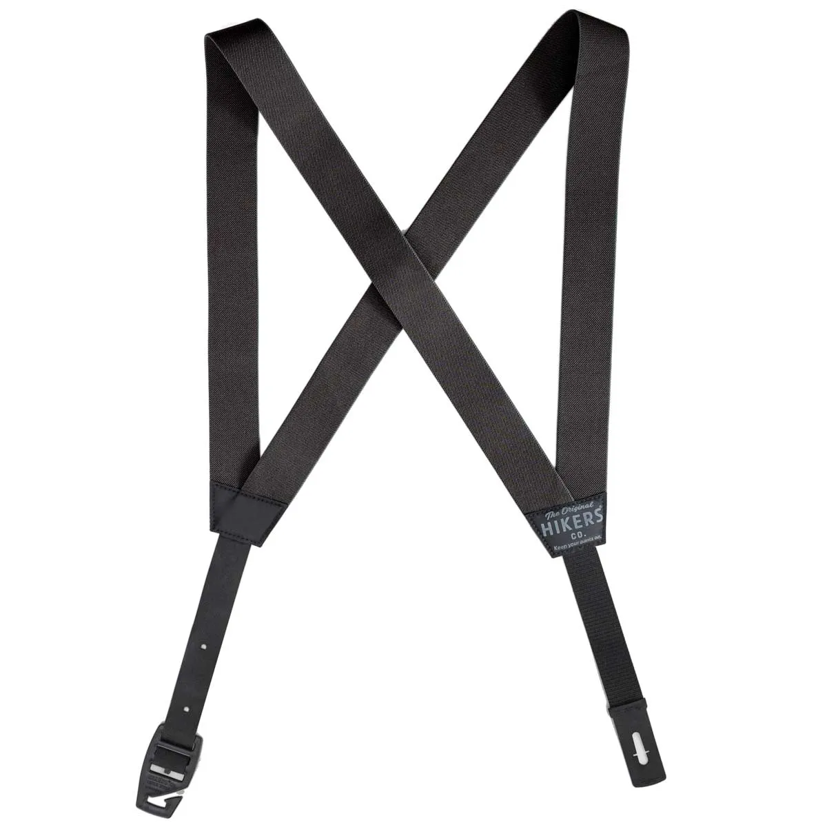 HIKERS® Button Fly Suspenders - Black