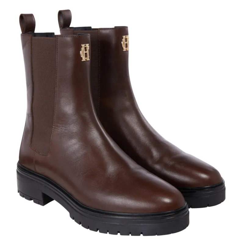 Holland Cooper Astoria Ladies Ankle Boots - Rich Chocolate