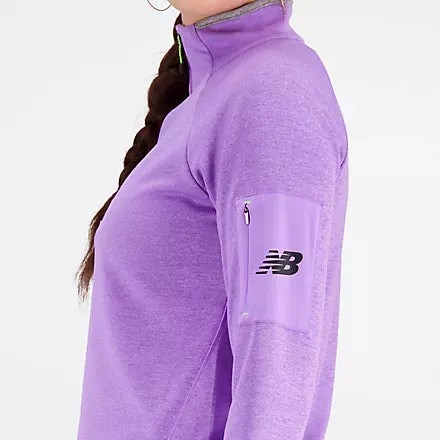 Impact Run AT Half Zip | Electric Purple