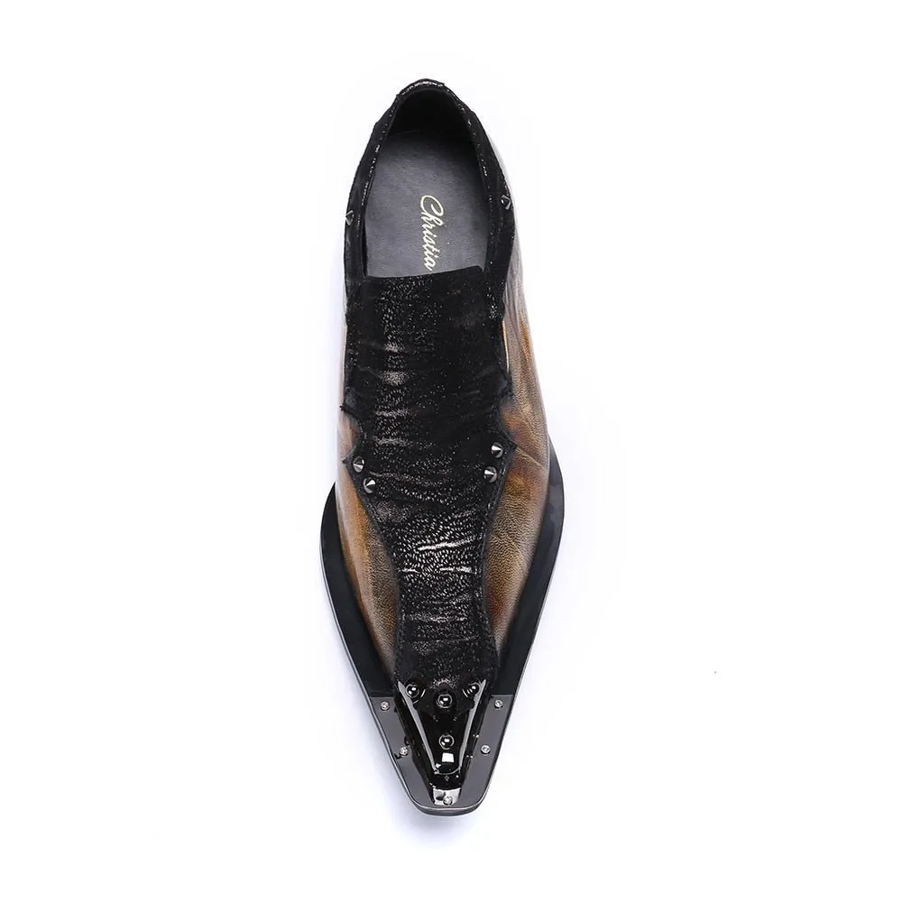 Italian Eleganza Exotic Dress Loafers