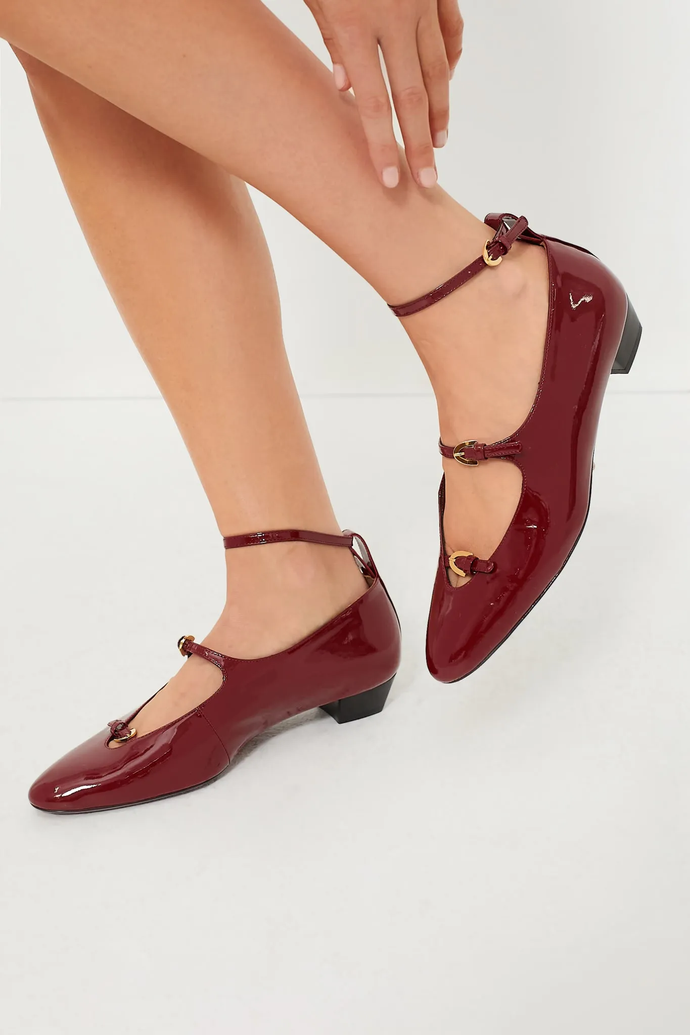 Lipstick Red Patent Leather La Bambola Heels