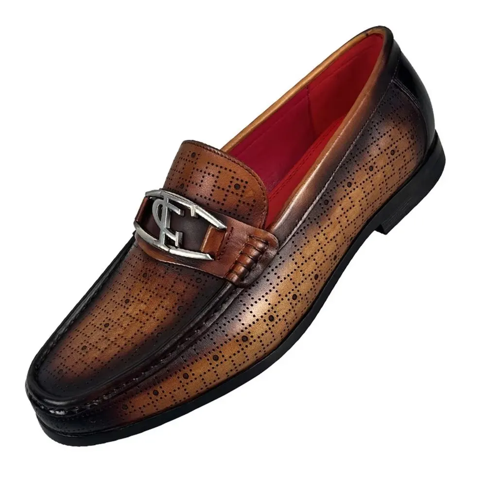 LuxeLeather Modish Genuine Leather Slip On Loafers