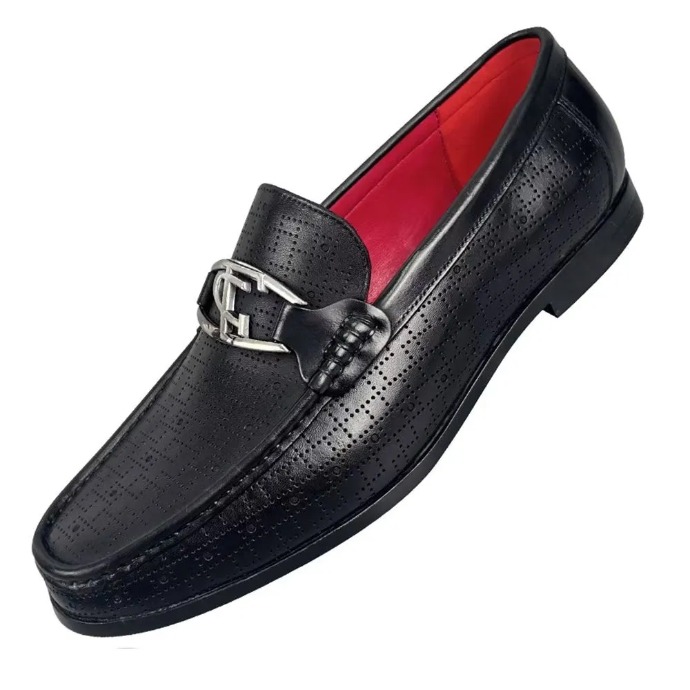 LuxeLeather Modish Genuine Leather Slip On Loafers