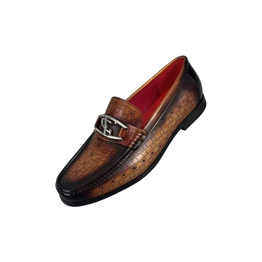 LuxeLeather Modish Genuine Leather Slip On Loafers