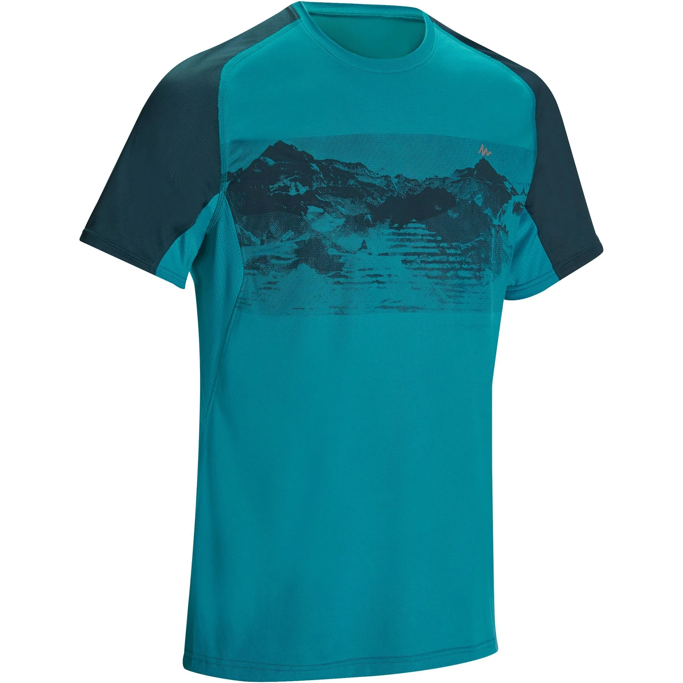 Men's Hiking T-shirt Short Sleeved Mountain Tech Frech 100