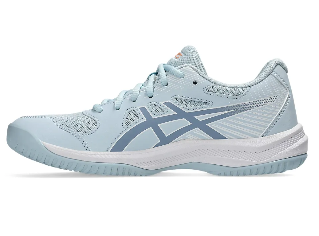 new color - Asics Upcourt 6 Women's Court Shoes, Grey / Grey Blue