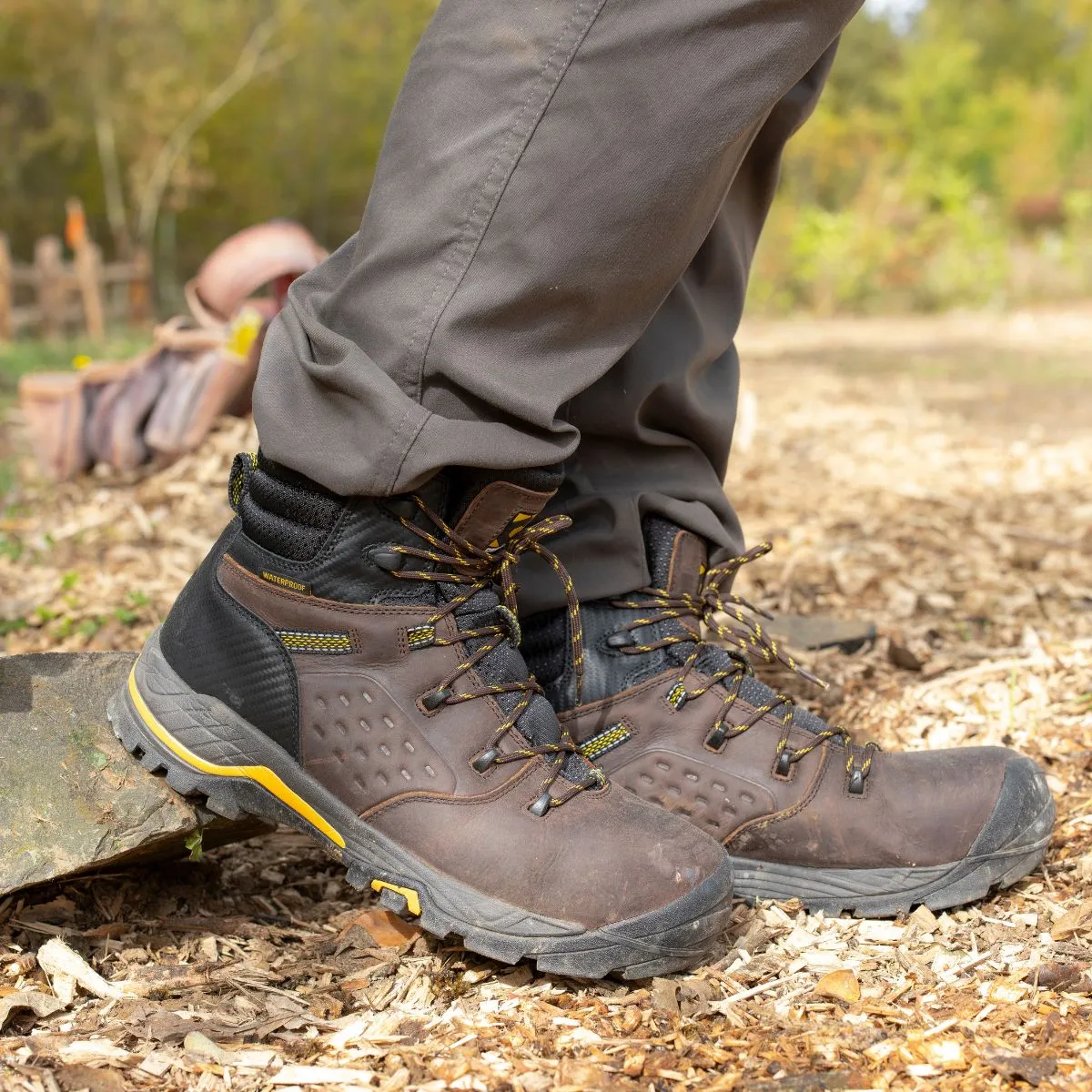 Olympic 6" Comp Toe Men’s Waterproof Work Boot - Brown