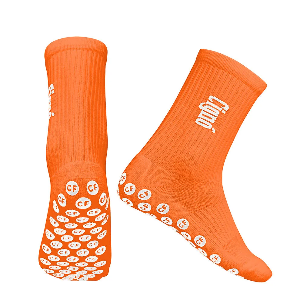 ORANGE CIGNO GRIP SOCKS