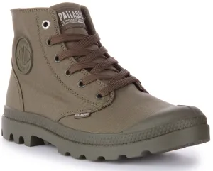 Palladium Mono Chrome Boots In Olive