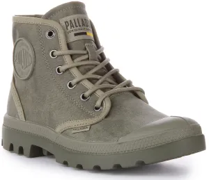 Palladium Pampa Hi Wax In Grey