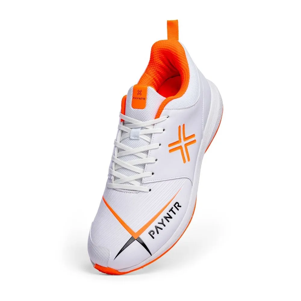 PAYNTR V Cricket Spike - White & Orange