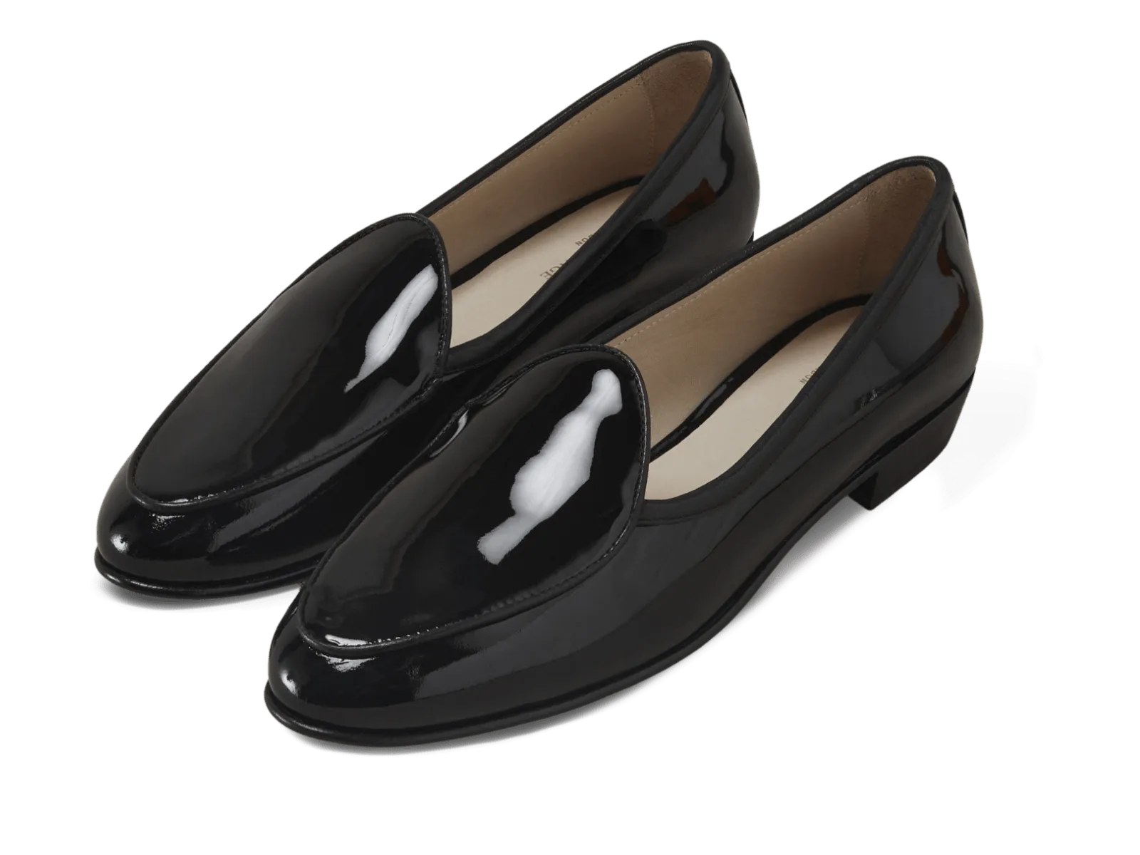 Sagan Loafers in Black Patent