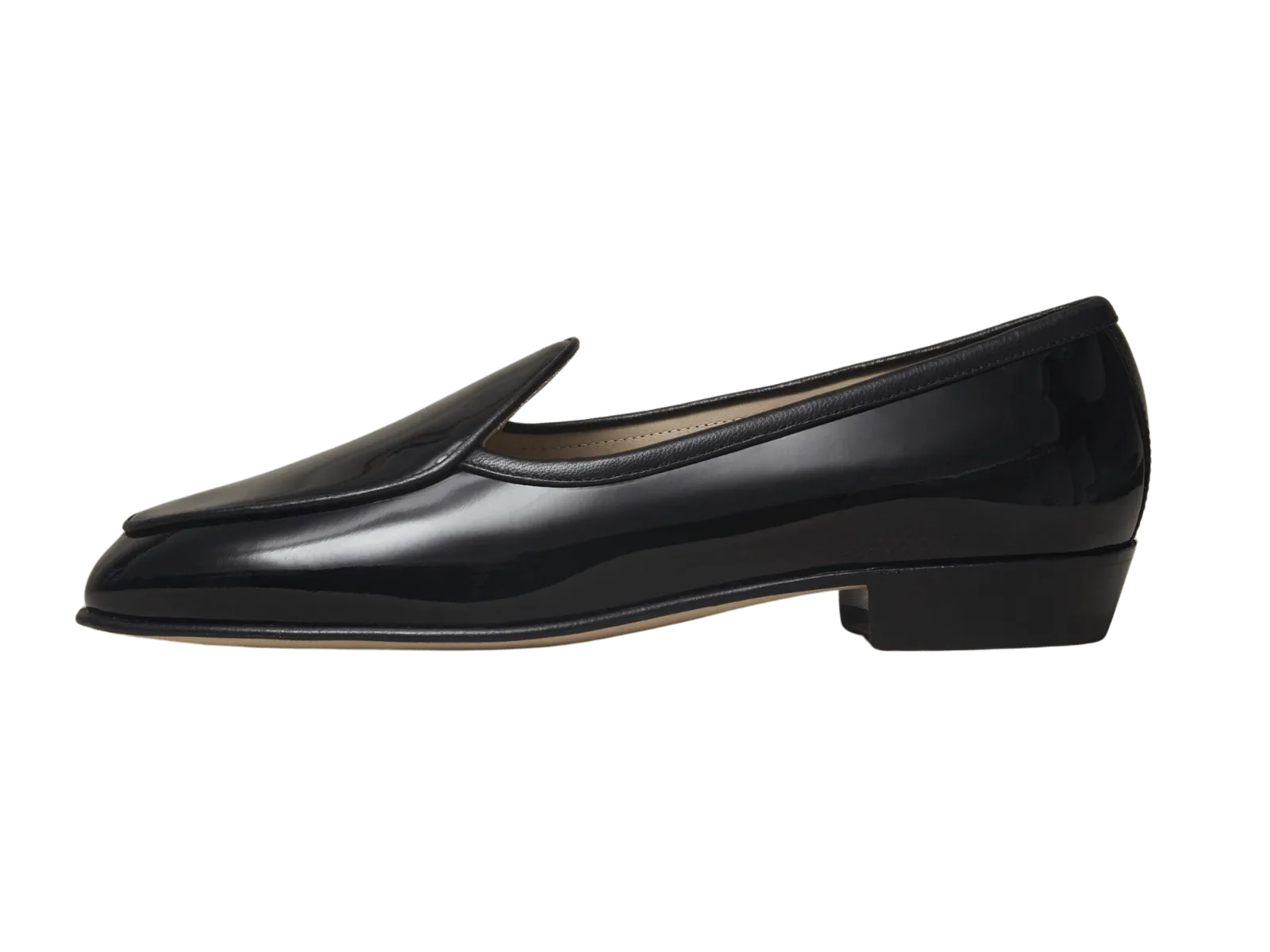 Sagan Loafers in Black Patent