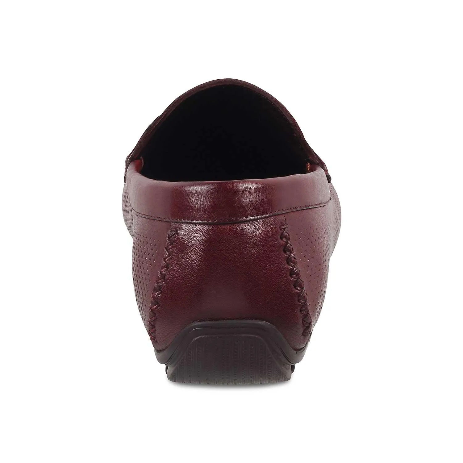 The Osteel-2 Wine Men's Leather Loafers