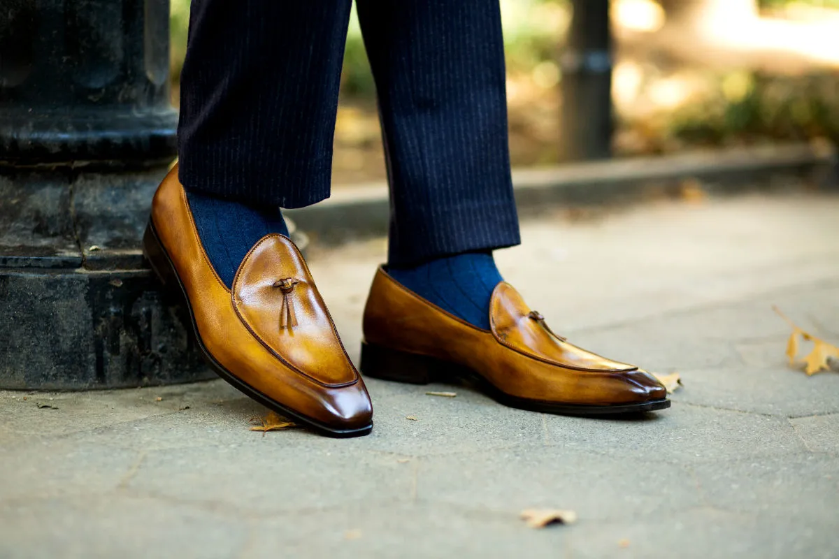 The Van Damme Belgian Loafer - Tobacco