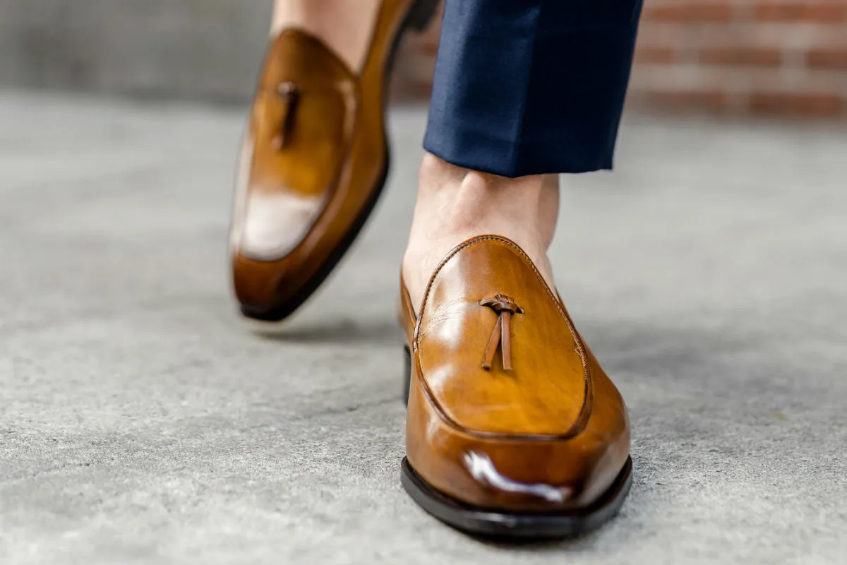 The Van Damme Belgian Loafer - Tobacco