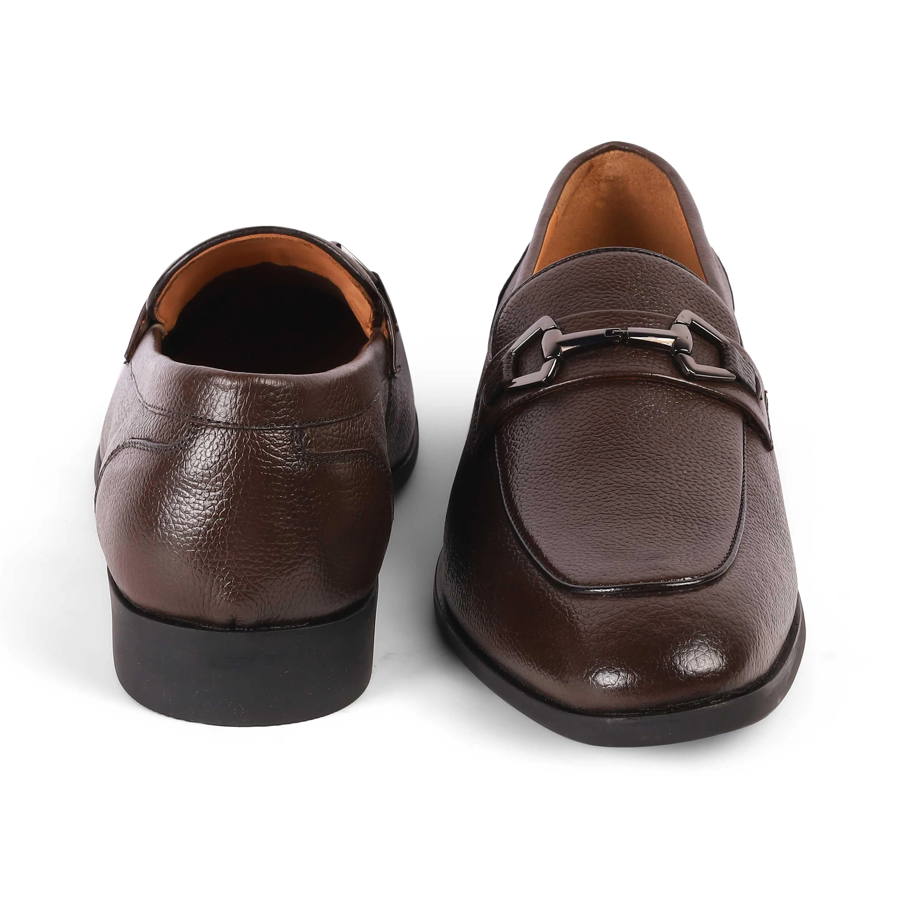 Tresmode Antli Brown Men's Leather Loafers