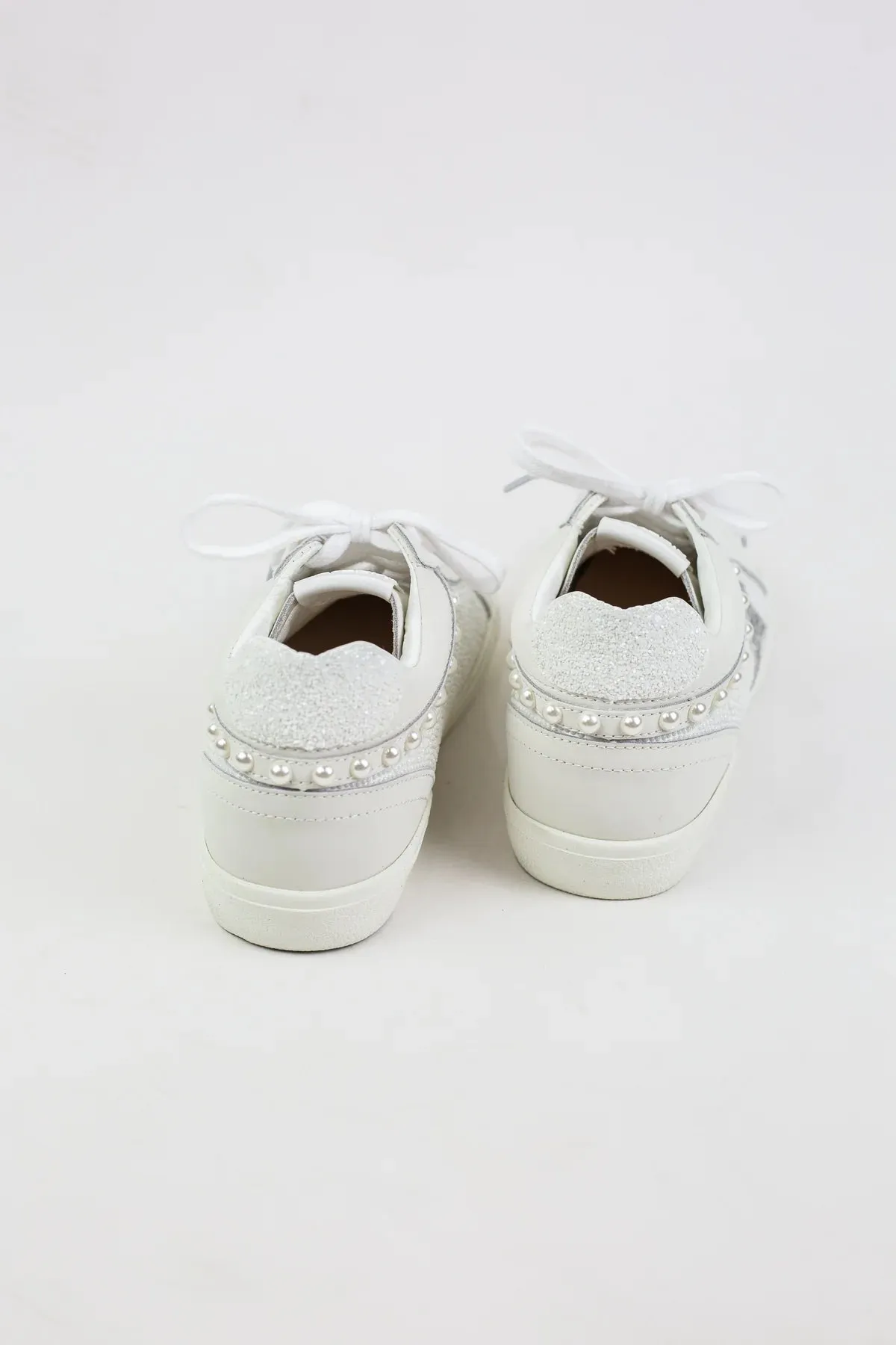 Vintage Havana - Perscila Star Pearl and Rhinestone Sneakers