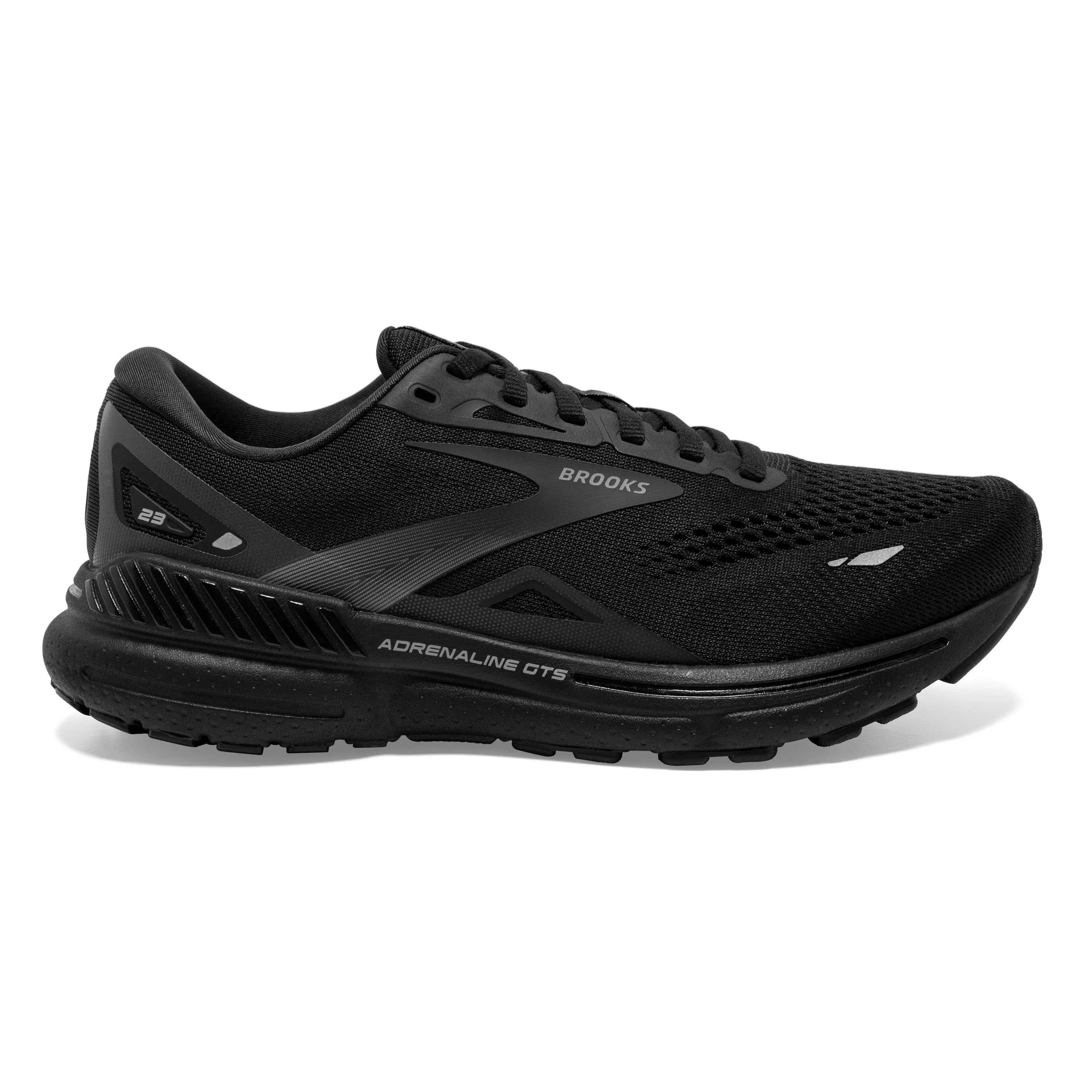 Women's Brooks Adrenaline GTS 23 1203812E020 Color: Black/Black/Ebony (EXTRA WIDE WIDTH)