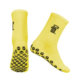 YELLOW CIGNO GRIP SOCKS