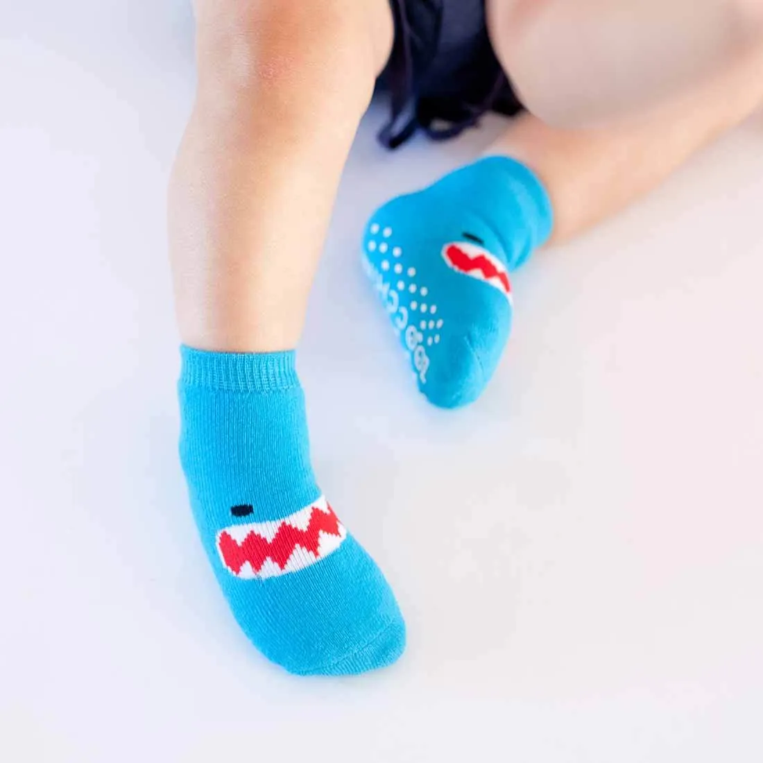 Zoocchini Baby Safety Grip Socks (Set of 3)