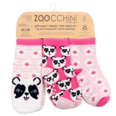 Zoocchini Baby Safety Grip Socks (Set of 3)