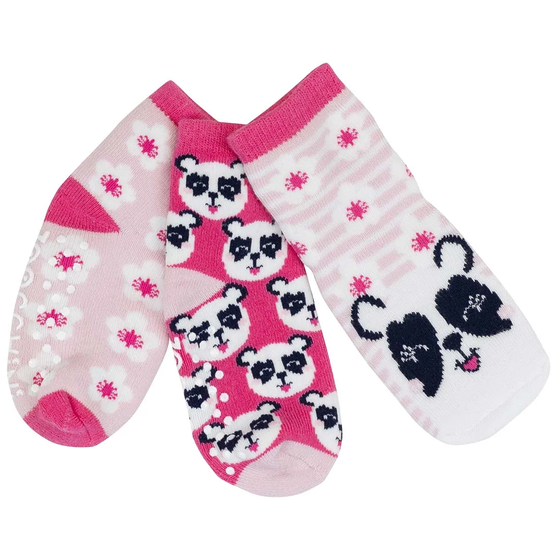 Zoocchini Baby Safety Grip Socks (Set of 3)